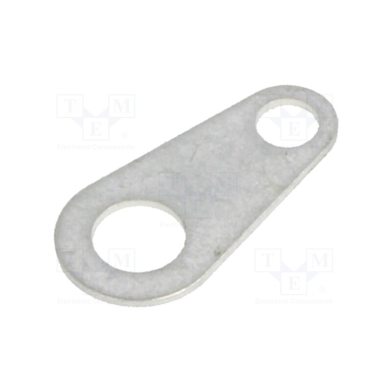 50 pcs : 4004 - Tip: solder lug ring, 0.41mm, M3, Ø: 3.45mm, soldering, screw, brass