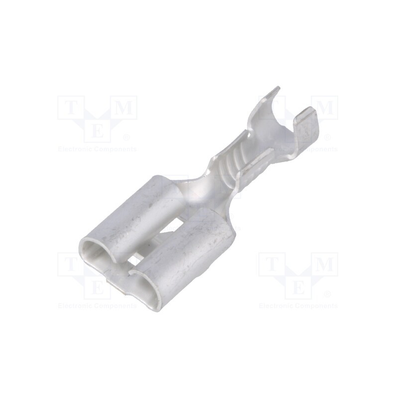 50 pcs : 42238-2 - Terminal: flat, 6.3mm, 0.8mm, female, 0.8÷2mm2, crimped, for cable