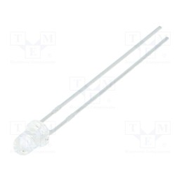 10 pcs : LTE-4206 - IR transmitter, 3mm, 940nm, transparent, 1.383÷7.67mW, 20°, THT