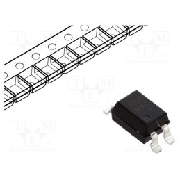 10 pcs : LTV-816S-TA1 - Optocoupler, SMD, Ch: 1, OUT: transistor, Uinsul: 5kV, Uce: 80V, reel