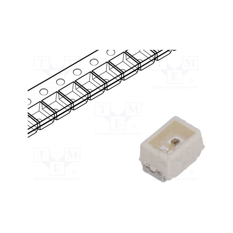 20 pcs : LS M67K-H2K1-1 - LED, SMD, 2014,Mini PLCC2, red, 10÷25mlm, 3.55÷7.1mcd, 120°, 2mA