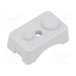 10 set : ZM ZPMJ ABS - Clip, ABS, light grey, 10pcs.