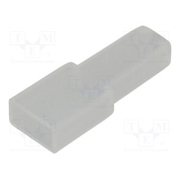 50 pcs : 4471 - Terminals cover, female, straight, for push-on 6.3mm connectors