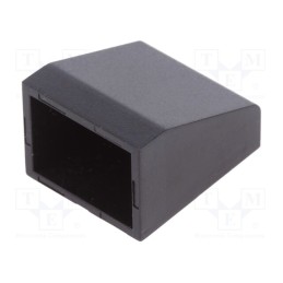 10 pcs : 2201841 -AS - Stopper, for enclosures, UL94HB, Mat: ABS, black, 17.5mm