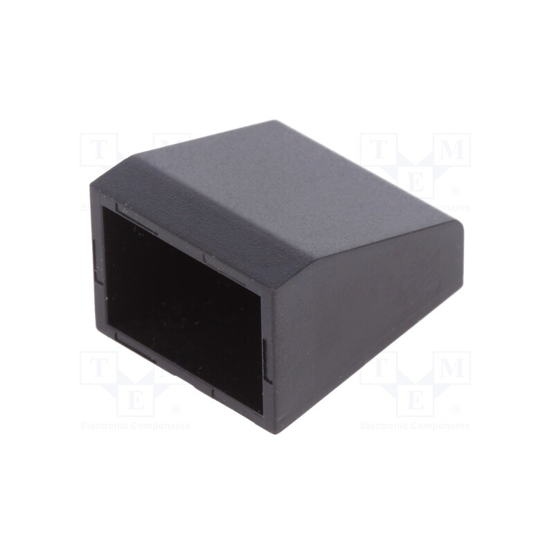 10 pcs : 2201841 -AS - Stopper, for enclosures, UL94HB, Mat: ABS, black, 17.5mm