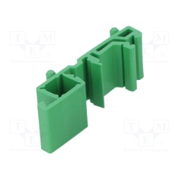 10 pcs : 7.6 - DIN rail mounting bracket, Series: M72, 59.5x20.2mm