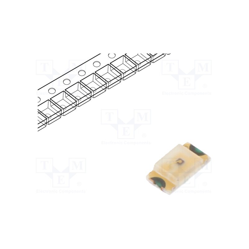 20 pcs : LG Q396-PS-35-0-20-R18 - LED, SMD, 0603, green, 780mlm, 45÷280mcd, 1.6x0.8x0.4mm, 150°, 20mA