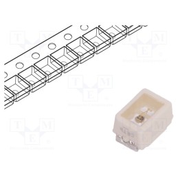 20 pcs : LO M676-Q2S1-24 - LED, SMD, 2014,Mini PLCC2, orange, 300÷610mlm, 90÷224mcd, 120°