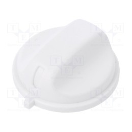 10 pcs : C61603000M - Knob, THERMO 80, white, Ø: 20mm, Flange dia: 22mm
