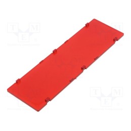 10 pcs : ZDFCZ1008 ABS - Filter, red, ABS, ZD1008J-ABS-V0
