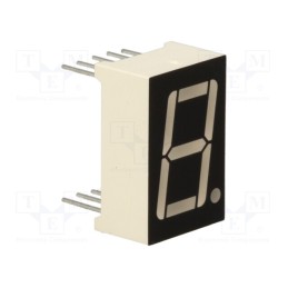 10 pcs : LSD056AUE-101B-01 - Display: LED, 7-segment, 14.2mm, 0.56', No.char: 1, red, 11mcd