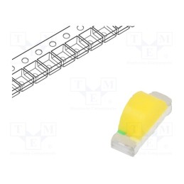 10 pcs : IN-S85CS5UW - LED, SMD, 0805, white, 230mcd, 120°, 5mA, 2.6÷3.1V, Lens: transparent