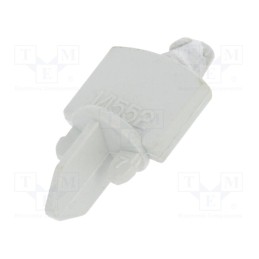 10 pcs : MB 14552 - Wing head for cover screw, grey