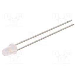 10 pcs : LTL1NHTBH4J - LED, 3mm, blue, 85÷520mcd, 45°, Front: convex, 3÷3.4V, No.of term: 2