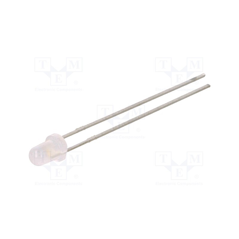 10 pcs : LTL1NHTBH4J - LED, 3mm, blue, 85÷520mcd, 45°, Front: convex, 3÷3.4V, No.of term: 2