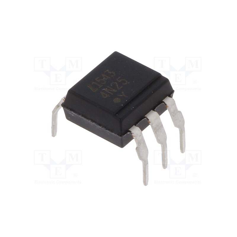 10 pcs : 4N25M - Optocoupler, THT, Ch: 1, OUT: transistor, Uinsul: 2.5kV, Uce: 30V
