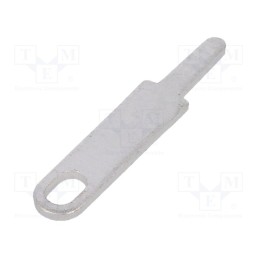 50 pcs : 4953 - Tip: solder lug, THT, brass, tinned