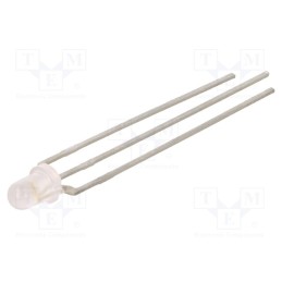 10 pcs : LTL1BEKGYJ - LED, 3mm, yellow/green, 45°, Front: convex, 2÷2.4/2÷2.4V