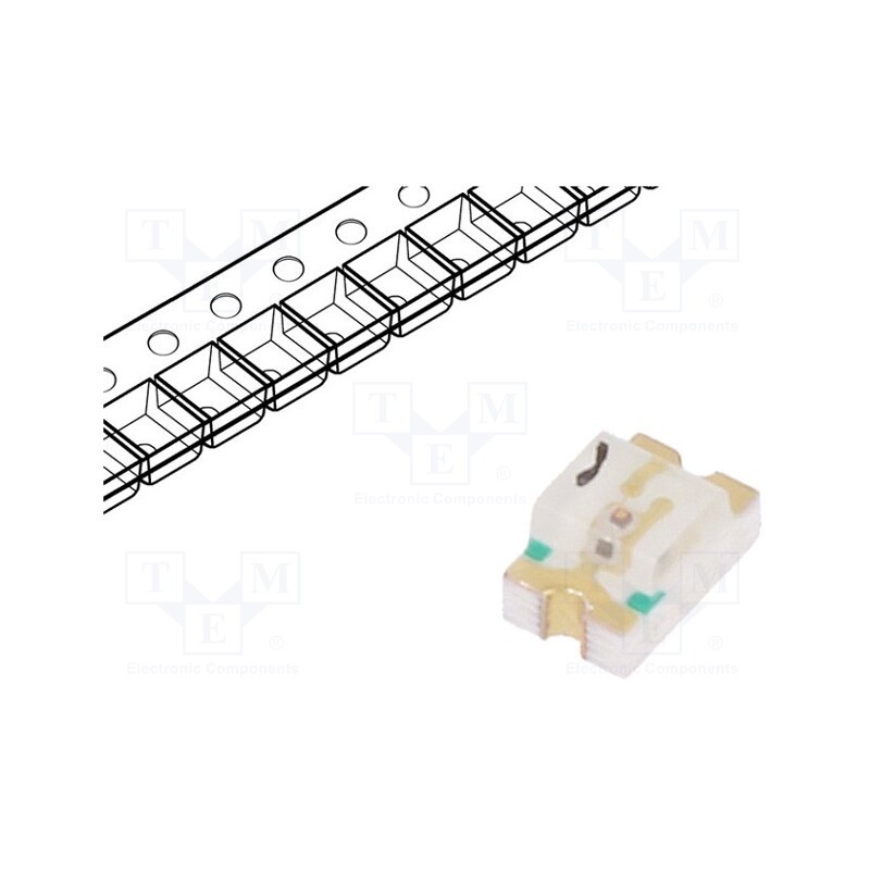 50 pcs : LL-S170VC-V1-1B - LED, SMD, 0805, red, 65÷115mcd, 2x1.25x1.1mm, 120°, 1.6÷2.4V, 20mA