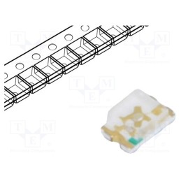 50 pcs : FYLS-0805PGC - LED, SMD, 0805, green, 360mcd, 2x1.25x0.8mm, 130°, 2.8÷3.6V, 20mA