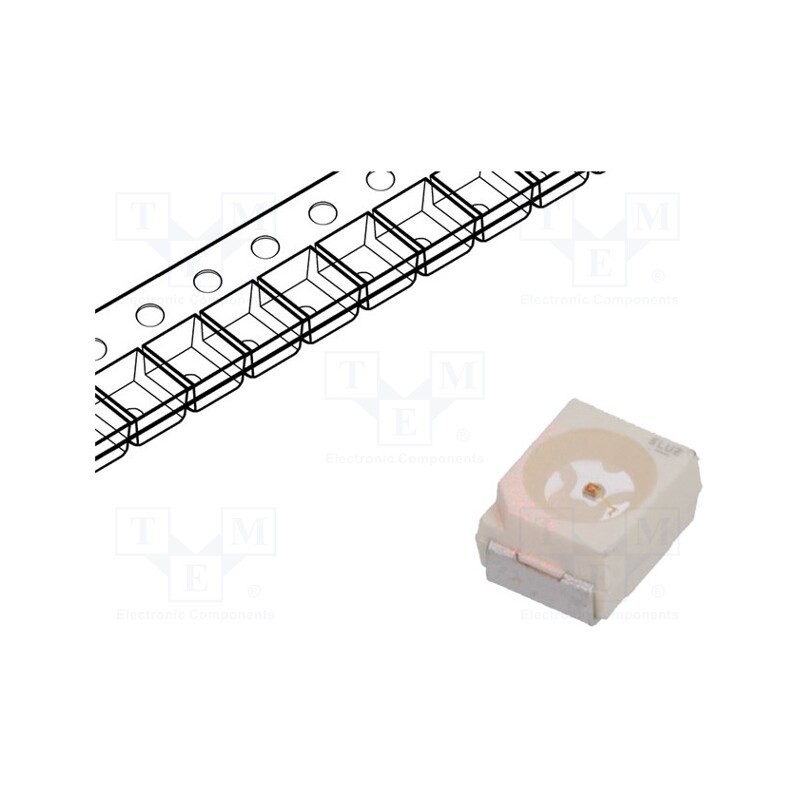 20 pcs : LY T67F-U1AA-36 - LED, SMD, 3528,PLCC2, yellow, 1.5÷3.8lm, 450÷1400mcd, 3.4x3x2.1mm