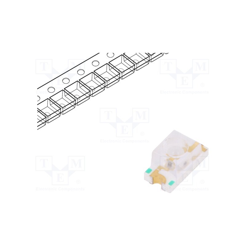 20 pcs : 11-21SURC/S530-A2/3T - LED, SMD, 1206, red, 29÷71mcd, 3x1.5x1.5mm, 60°, 2÷2.4V, 20mA, 60mW