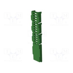 10 pcs : P10000004T - Stopper, 17.5 Railbox Vertical & Multilevel, green