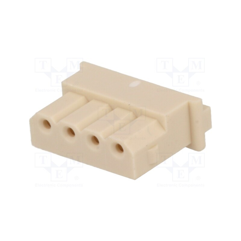 50 pcs : 50375043 - Plug, wire-board, female, Mini-SPOX, 2.5mm, PIN: 4, w/o contacts