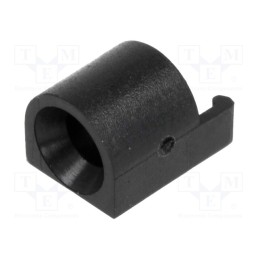 50 pcs : FIX-LED-321 -AS - LED housing, 3mm, polyamide, angular, black, UL94V-2, H: 5.6mm