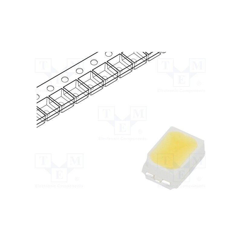 50 pcs : RF-WMTI20DS-HH-F-Y - LED, SMD, 3020,PLCC2, white cold, 2550÷3500mcd, 5550-6040K, 90