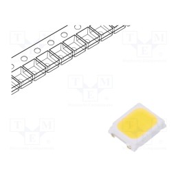 50 pcs : RF-40HI35DS-DF-2N-Y - LED, SMD, 2835,PLCC2, white neutral, 26÷33lm, 3875-4220K, 80, 120°
