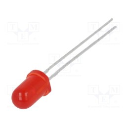 20 pcs : SSL-LX5093LID - LED, 5mm, red, 40mcd, 60°, Front: convex, 2÷2.5V, No.of term: 2, 105mW