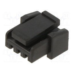 50 pcs : 5055650301 - 1.25WTB SINGLE REC HSG 3CKT BLACK