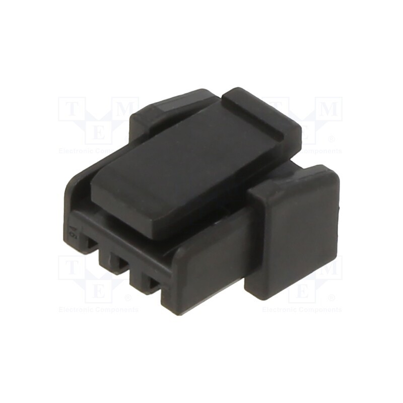 50 pcs : 5055650301 - 1.25WTB SINGLE REC HSG 3CKT BLACK