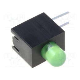 20 pcs : OSG8HA3E34X-3F1A - LED, in housing, green, 3mm, No.of diodes: 1, 20mA, Lens: diffused