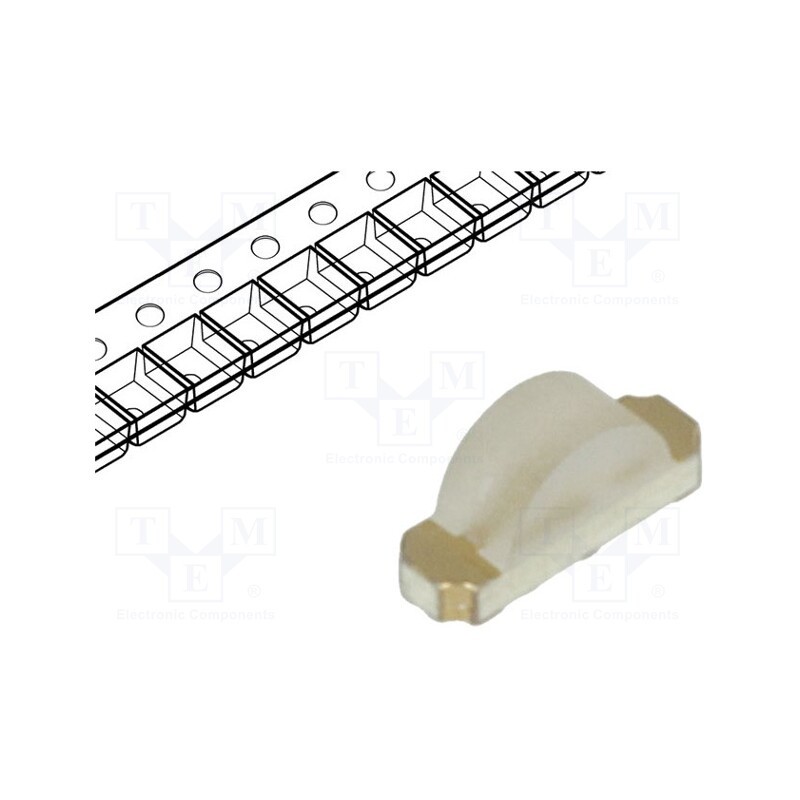 20 pcs : OSB51204C1E - LED, SMD, 1204, blue, 120÷210mcd, 3.2x1x1.5mm, 120°, 2.8÷3.4V, 20mA