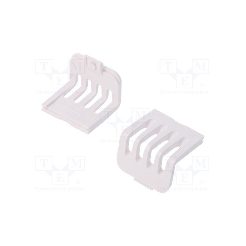 10 set : ZM CAP WB ABS - Stopper, ABS, white, vented, 10pcs.