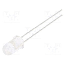 20 pcs : C503B-RCN-CX0Y0AA1 - LED, 5mm, red, 4180÷8200mcd, 30°, Front: convex, 2.1÷2.6V, 130mW