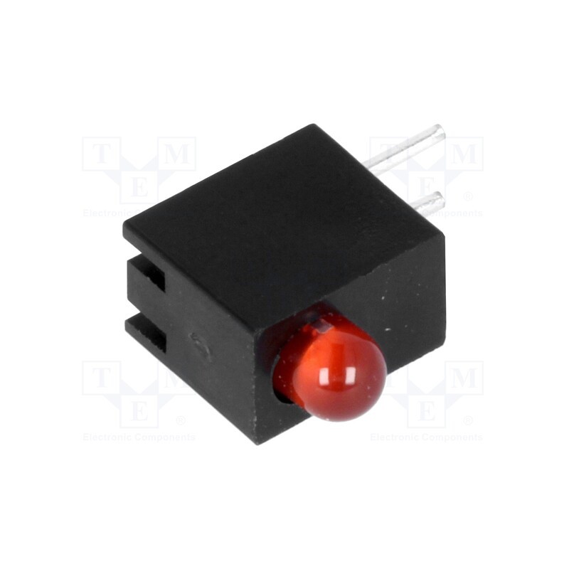 20 pcs : H30C-1SD - LED, in housing, red, 3mm, No.of diodes: 1, 20mA, Lens: red,diffused