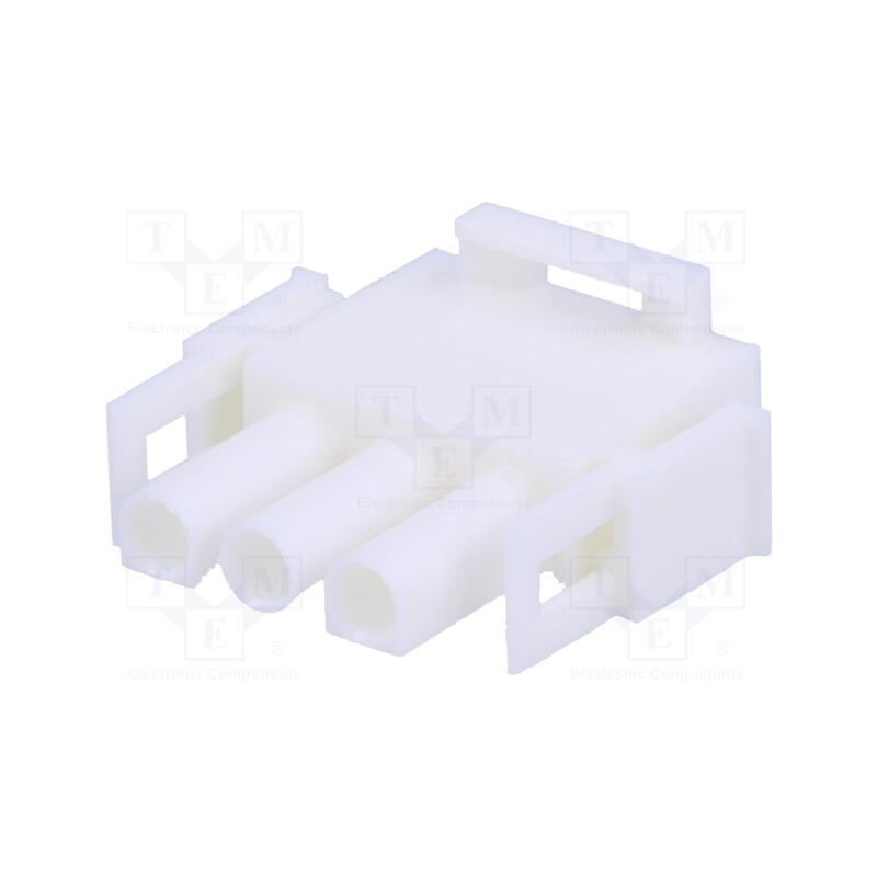 100 pcs : 50841035 - Plug, wire-wire/PCB, male/female, MLX, 6.35mm, for cable, PIN: 3