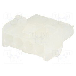 50 pcs : 50842040 - Plug, wire-wire/PCB, male/female, MLX, 6.35mm, for cable, PIN: 4