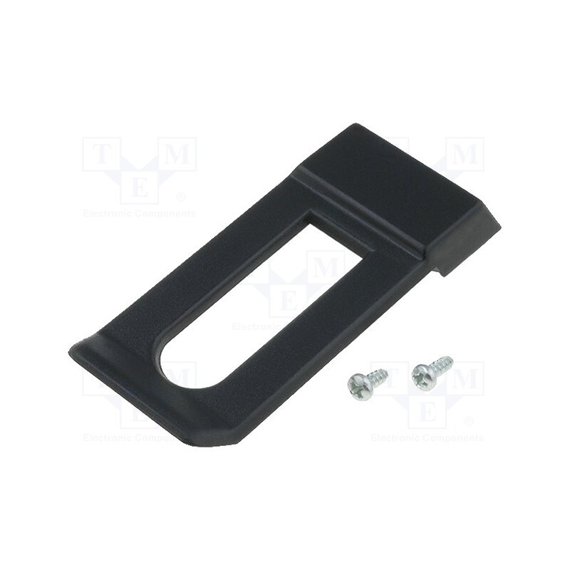 10 pcs : CL001N-S - Clip, black, Series: CLIPS, 60x20x6mm