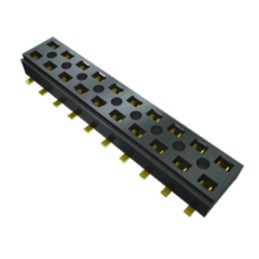2 pcs - Samtec CLT Series Straight Surface Mount PCB Socket, 8-Contact, 2-Row, 2mm Pitch, Solder Termination