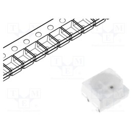 20 pcs : OSYBS4S2C1A - LED, SMD, 3528,PLCC4, blue/yellow, 3.5x2.8x1.9mm, 120°, 20mA