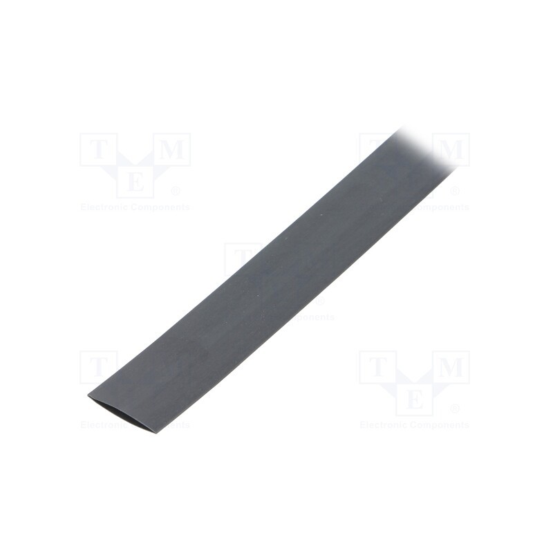 10 m : CGPT-12.7/6.4-0 - Heat shrink sleeve, glueless,flexible, 2: 1, 12.7mm, L: 10m, black