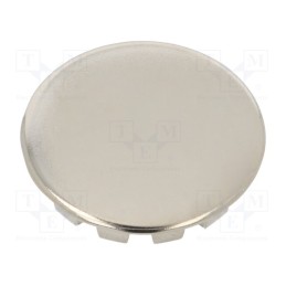 10 pcs : 7607 - Stopper, steel, Wall thick: 1.6÷3.9mm, H: 8.3mm, Dim: Ø29mm