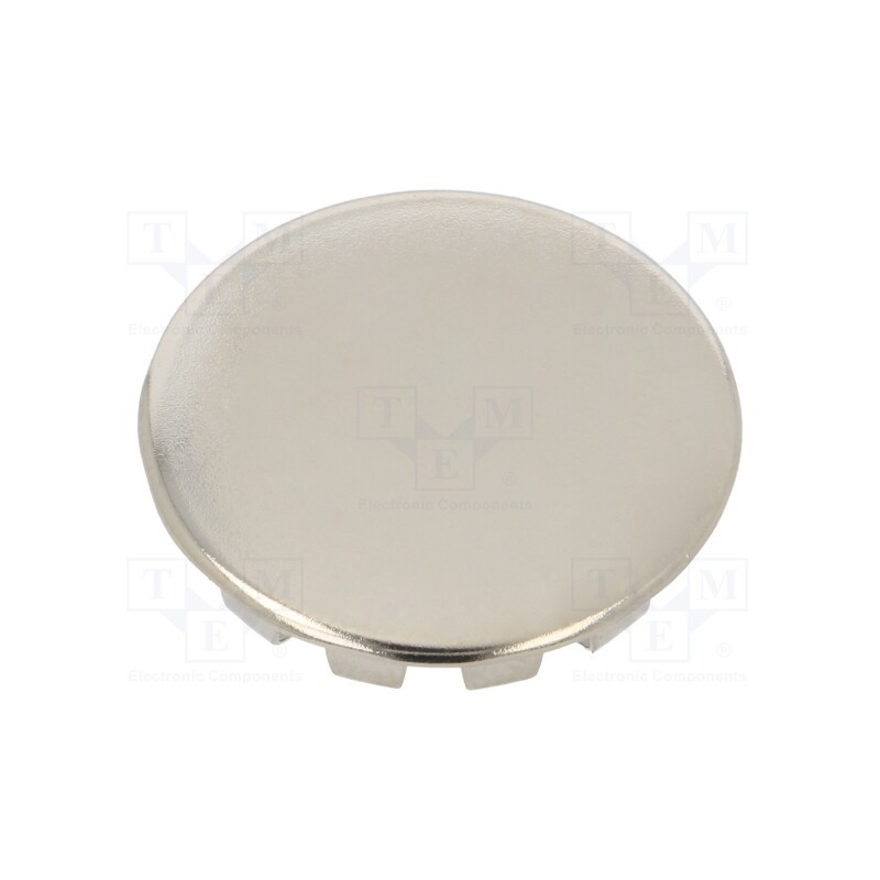 10 pcs : 7607 - Stopper, steel, Wall thick: 1.6÷3.9mm, H: 8.3mm, Dim: Ø29mm