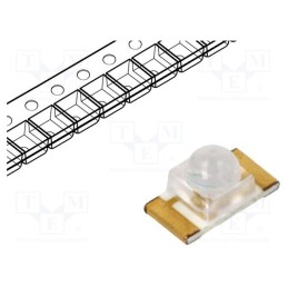 20 pcs : OSG5120641E - LED, SMD, 1206, green, 2000÷2500mcd, 3.2x1.6x1.8mm, 35°, 2.8÷3.4V