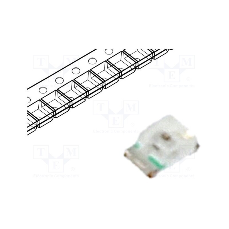 20 pcs : LL-S192PVC-V1-2B - LED, SMD, 0603, red, 28÷80mcd, 1.6x0.8x0.6mm, 130°, 1.6÷2.4V, 20mA