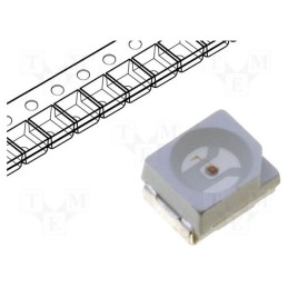 20 pcs : WW-GNA30TS-C - LED, SMD, 3528,PLCC2, green, 600÷800mcd, 3.5x2.8x1.9mm, 120°, 20mA